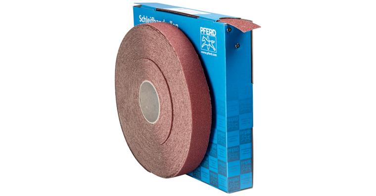 1001434603 corundum abrasive belt roll fabric SBR width 40mm x length 50m A40 universal