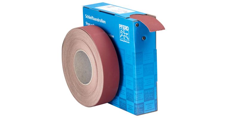 1001434612 corundum abrasive belt roll fabric SBR width 40mm x length 50m A400 universal