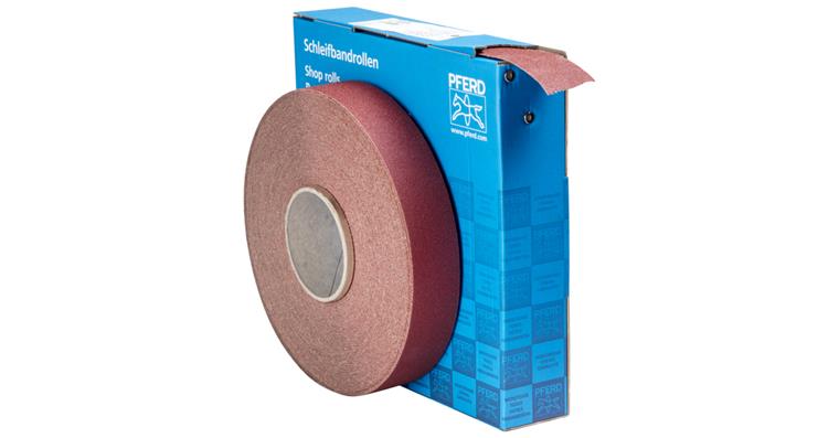 1001434605 corundum abrasive belt roll fabric SBR width 40mm x length 50m A80 universal