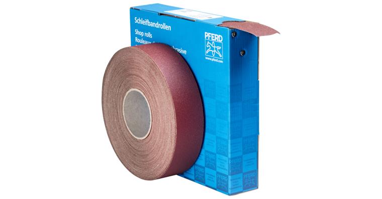 1001434616 corundum abrasive belt roll fabric SBR width 50mm x length 50m A100 universal