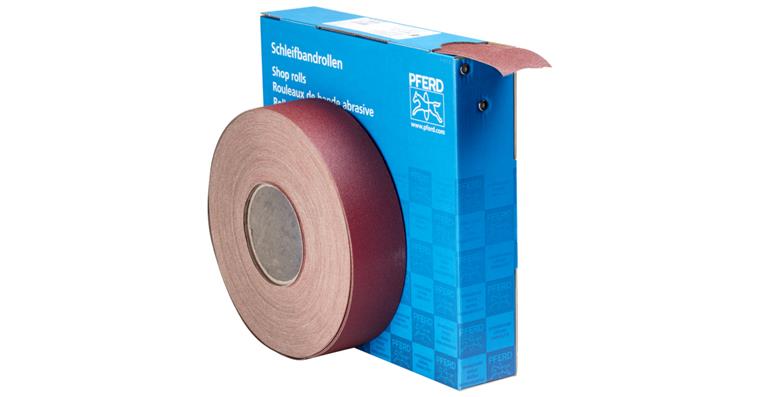 1001434617 corundum abrasive belt roll fabric SBR width 50mm x length 50m A120 universal