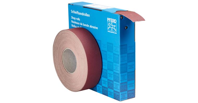 1001434618 corundum abrasive belt roll fabric SBR width 50mm x length 50m A150 universal
