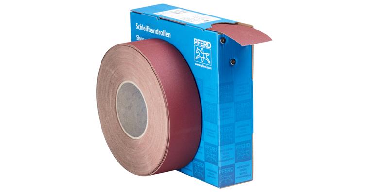 1001434620 corundum abrasive belt roll fabric SBR width 50mm x length 50m A240 universal