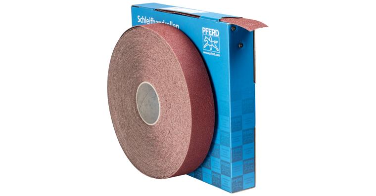 1001434613 corundum abrasive belt roll fabric SBR width 50mm x length 50m A40 universal