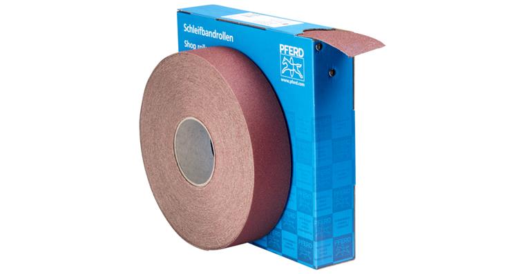 1001434615 corundum abrasive belt roll fabric SBR width 50mm x length 50m A80 universal