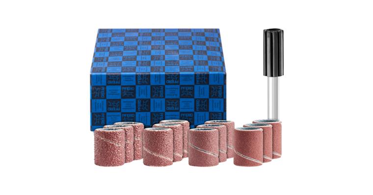 1001441741 abrasive sleeve set 13-piece corundum diameter 10x20mm A60,80,150,240