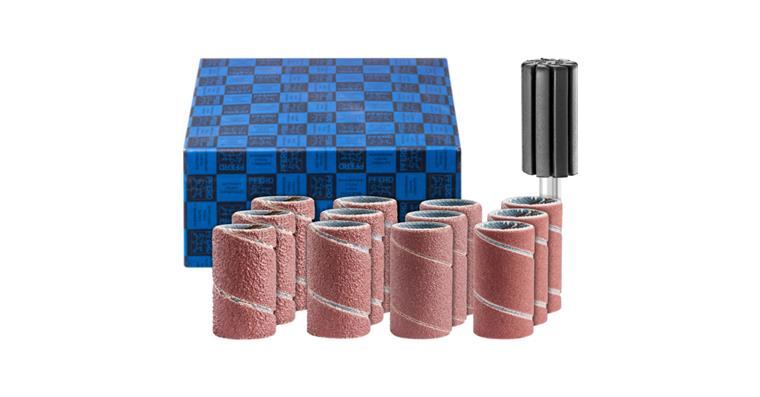 1001441742 abrasive sleeve set 13-piece corundum diameter 15x30mm A60,80,150,240