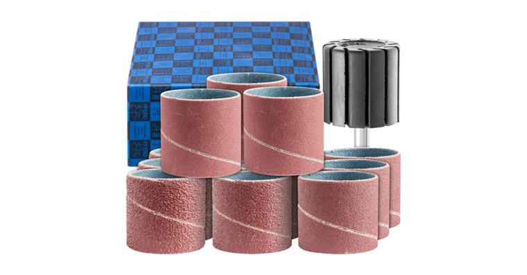1001441744 abrasive sleeve set 13-piece corundum diameter 30x30mm A40,60,80,150