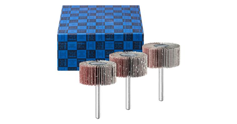 1001441822 3-piece flap disc set corundum diameter 40x20 mm shaft 6 mm