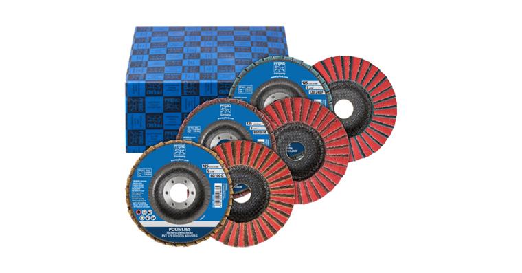 1001441856 POLIVLIES flap disc set PVZ 3-piece ceramic diameter 125 mm