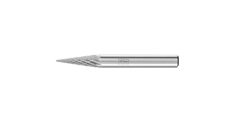 1001426177 carbide burr pointed cone SKM diameter 06x18 mm shank 6 mm Z4