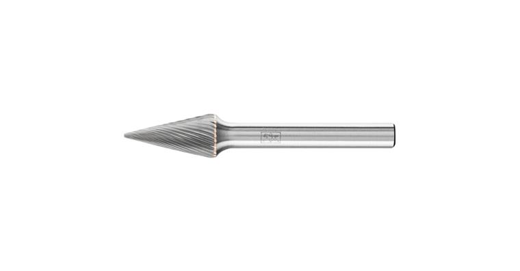 1001437966 carbide burr pointed cone SKM diameter 10x20mm shank 6 mm Z5