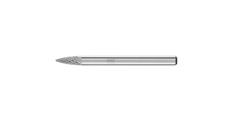 1001438039 carbide burr pointed bend SPG diameter 03x07 mm shank 3 mm Z4