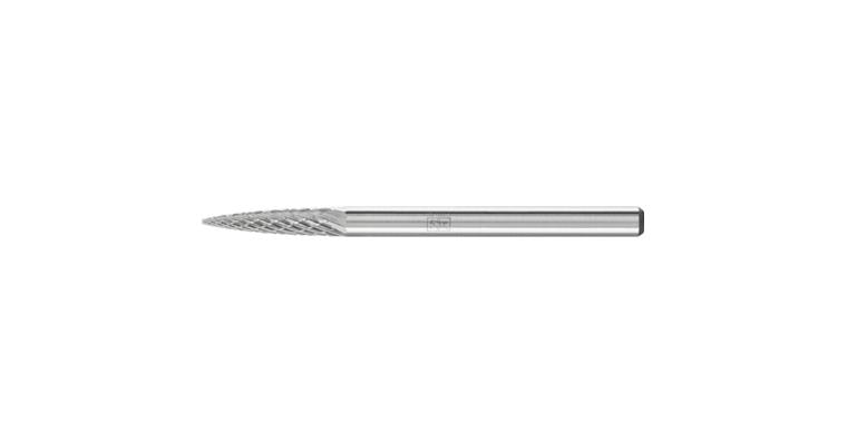 1044269102 carbide burr pointed bend SPG diameter 03x13 mm shank 3 mm Z4