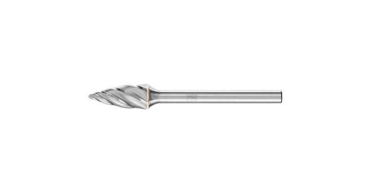1001438050 carbide burr ALU pointed bend SPG diameter 06x13mm shank 3mm