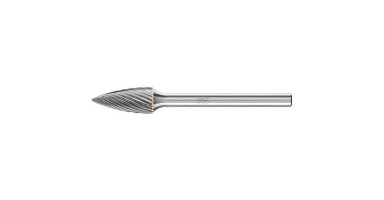 1044270103 carbide burr pointed bend SPG diameter 06x13 mm shank 3 mm Z5