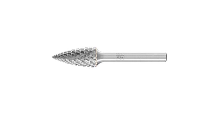 1001437991 carbide burr pointed bend SPG diameter 06x18 mm shank 6 mm