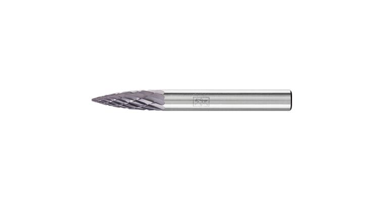 1001436956 carbide burr pointed bend SPG diameter 06x18mm shank 6mm