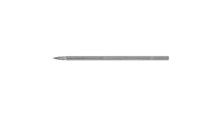 1001437989 carbide burr pointed bend SPG diameter 06x18mm shank 6x150mm Z3P