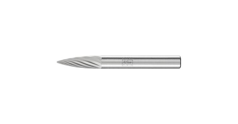1001426222 carbide burr pointed bend SPG diameter 06x18 mm shank 6 mm Z3