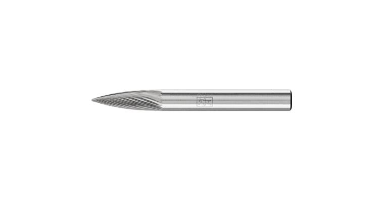 1044270104 carbide burr pointed bend SPG diameter 06x18 mm shank 6 mm Z5