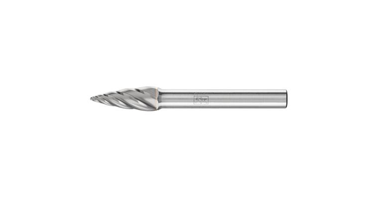 1001437994 carbide burr ALU pointed bend SPG diameter 08x20mm shank 6mm