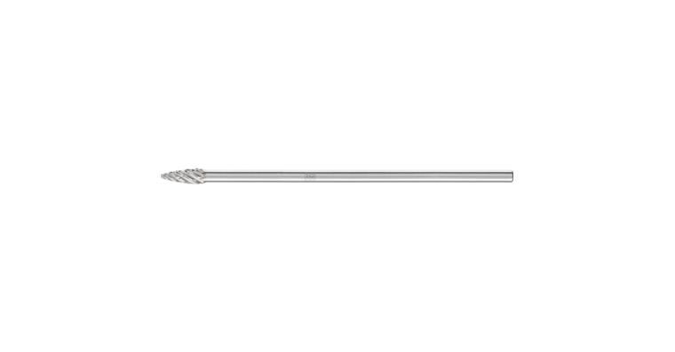 1001437992 carbide burr STEEL pointed bend SPG diameter 08x20mm shank 6x150