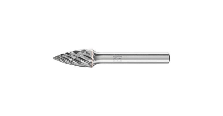 1001437509 carbide burr CAST pointed bend SPG diameter 10x20mm shank 6 mm