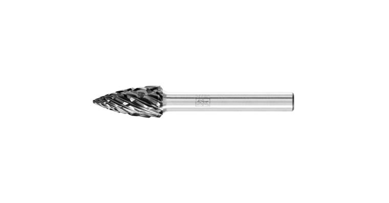 1001440785 carbide burr STEEL pointed bend SPG diameter 10x20mm shank 6mm