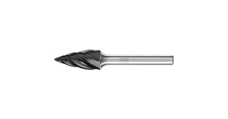 1001440786 carbide burr ALU pointed bend SPG diameter 12x25 mm, 6 mm HICOAT