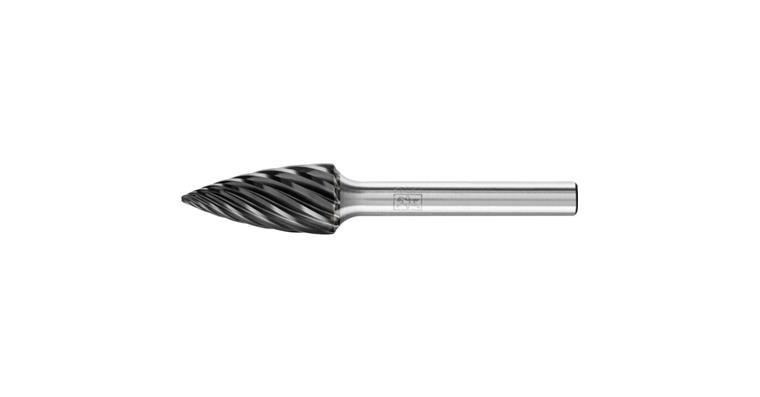 1001440787 carbide burr INOX pointed bend SPG diameter 12x25 mm shank 6 mm