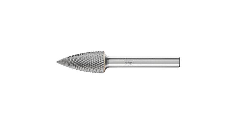 1001438002 carbide burr MICRO pointed bend SPG diameter 12x25 mm shank 6 mm