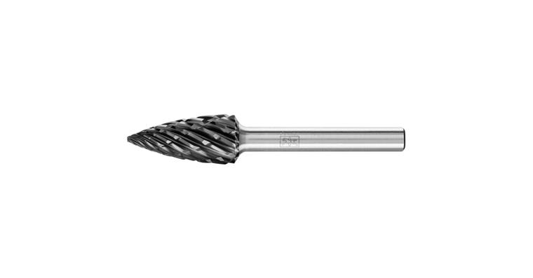1001440788 carbide burr STEEL pointed bend SPG diameter 12x25mm shank 6mm