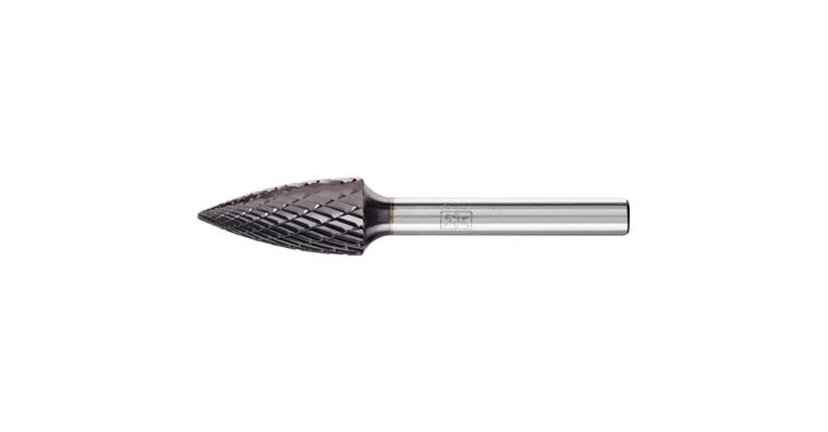 1001436957 carbide burr pointed bend SPG diameter 12x25mm shank 6mm