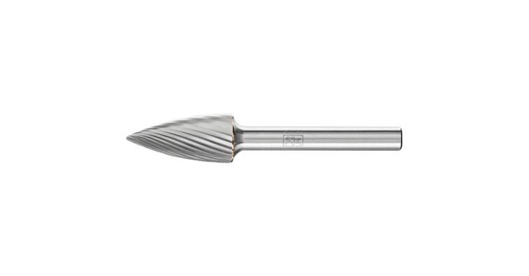 1001426233 carbide burr pointed bend SPG diameter 12x25 mm shank 6 mm Z3