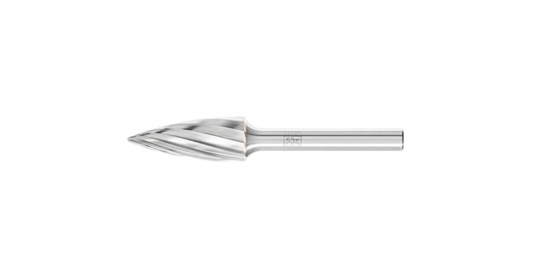 1001426247 carbide burr pointed bend SPG diameter 12x30mm shank 6 mm Z1