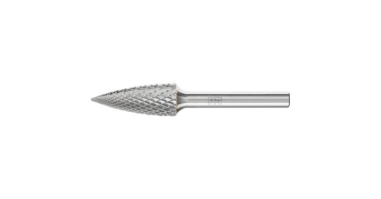 1001426250 carbide burr pointed bend SPG diameter 12x30mm shank 6 mm Z4