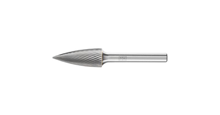 1001426251 carbide burr pointed bend SPG diameter 12x30mm shank 6 mm Z5