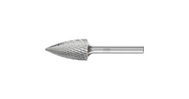 1001447710 carbide burr pointed bend SPG diameter 16x30mm shank 6 mm Z4