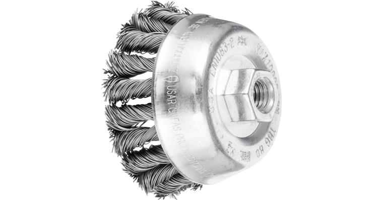 1001436551 COMBITWIST knotted cup brush TBG diameter 80mm M14 wire 0.50mm