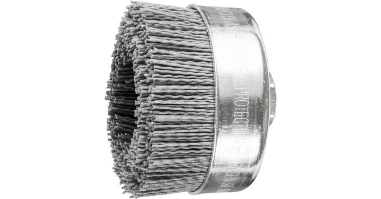 1001434048 cup brush unknotted TBU diameter 100mm M14 SiC filament 0.90 grain 120