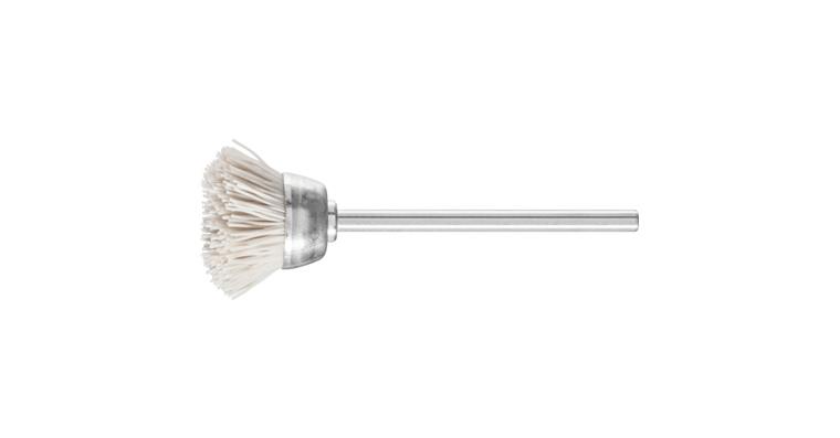 1001440118 miniature cup brush TBU diameter 18 mm shaft 2.34 mm grit 600