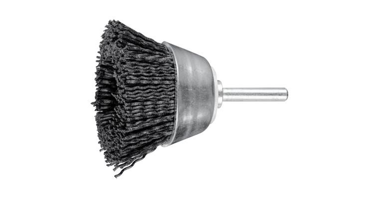 1001440135 cup brush unknotted TBU diameter 50mm shaft 6mm ceramic 1.10 grit 120