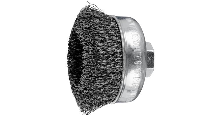 1001438616 cup brush unknotted TBU diameter 75mm M14 steel wire diameter 0.30