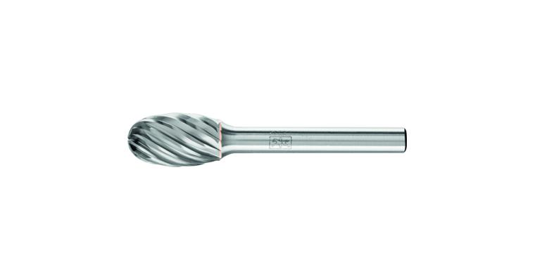 1001437343 carbide burr INOX drop TRE diameter 12x20mm, 6mm, stainless steel
