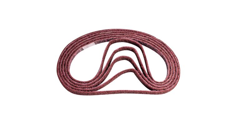 1001440410 non-woven abrasive belt VB 12x610mm A180 M for fine sanding and finishing