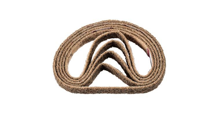 1001439074 non-woven abrasive belt VB 20x520mm A100 G for fine sanding and finishing