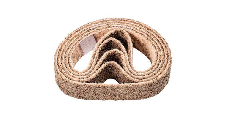 1001434445 non-woven abrasive belt VB 35x450mm A100 G for fine sanding and finishing
