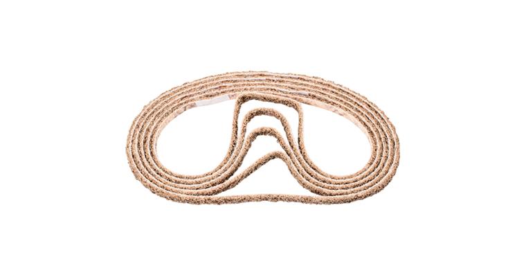1043538101 non-woven abrasive belt VB 6x520mm A100 G for fine sanding and finishing