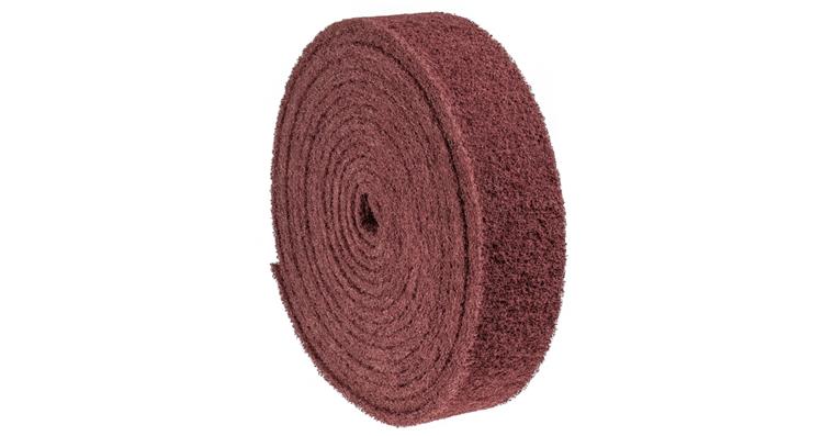 1001439118 POLINOX non-woven belt roll VBR 100mm x 10m corundum A80 for fine sanding